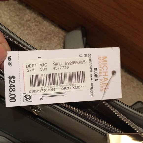 NWT MICHAEL KORS GLORIA PURSE BAG MK HANDBAG - Picture 9 of 12